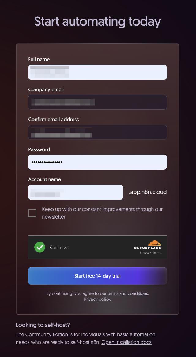 n8n cloud register n8n cloud register