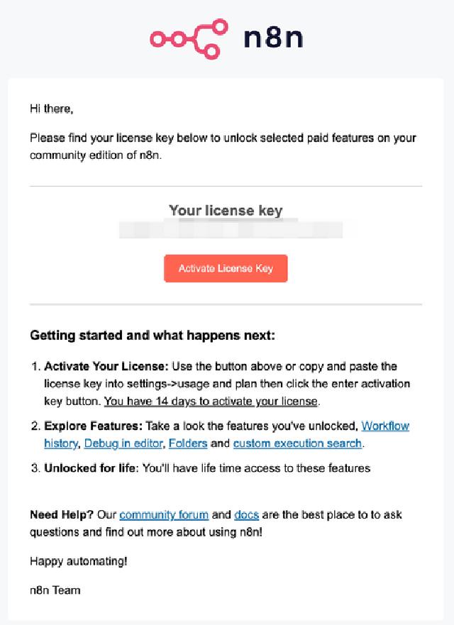 n8n license email n8n license email
